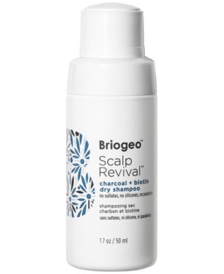 Сухой шампунь Briogeo Scalp Revival с древесным углем и биотином, 0,1 унции, без красителя