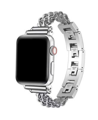 Шикарный металлический ремешок Sylvie для Apple Watch серебристого цвета