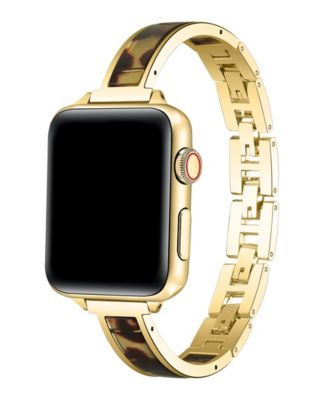 Шикарный ремешок Addison из металла и черепахи для Apple Watch коричневого цвета