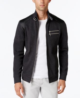 macys michael kors mens leather jacket