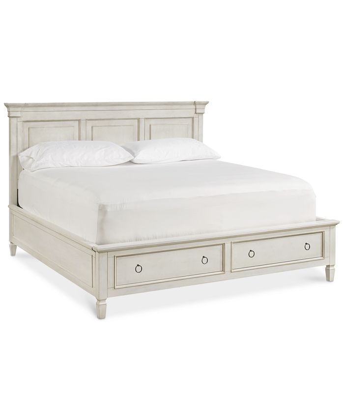 Furniture Sag Harbor White Bedroom Furniture Collection, 3 Piece Set
