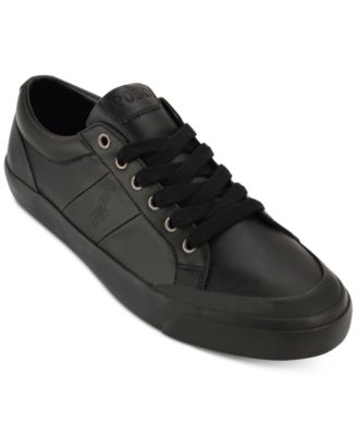 Ian Leather Lace-Up Sneakers 