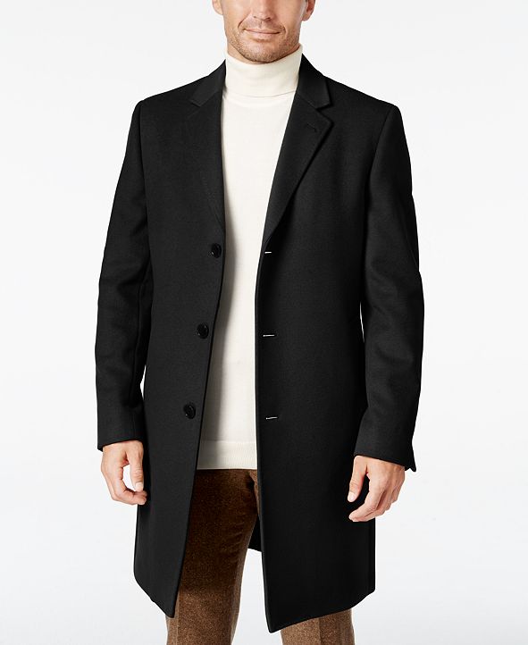 Lauren Ralph Lauren Men’s Luther Wool Blend Top Coat & Reviews Coats