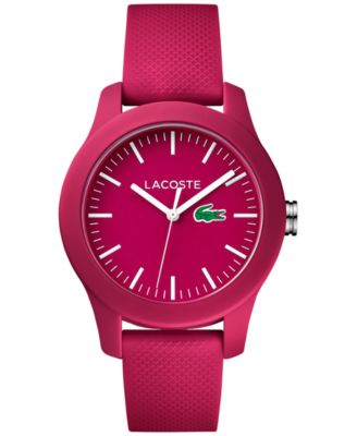 lacoste rubber watch