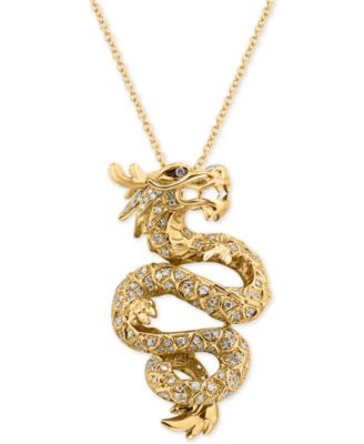 EFFY® Diamond Dragon Pendant Necklace 