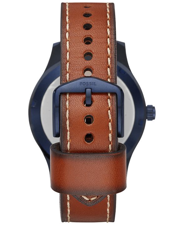 Fossil Q Gen 2 Marshal Saddle Leather Strap Touchscreen Smart Watch 45mm FTW2106 & Reviews