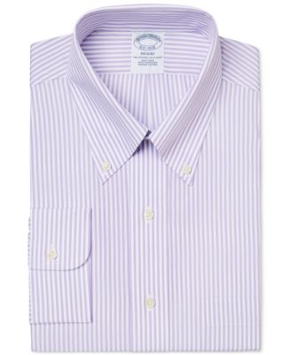 purple striped dress shirt