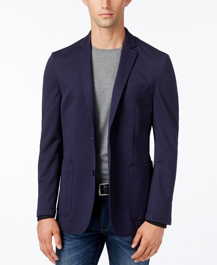 Vince Camuto Men's Mesh Slim-Fit Blazer & Reviews - Blazers & Sport ...