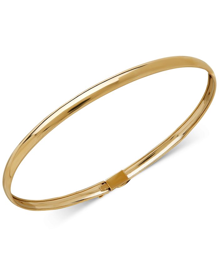 Macy's Children's Flex Bangle Bracelet in 14k Gold & Reviews Bracelets Jewelry & Watches