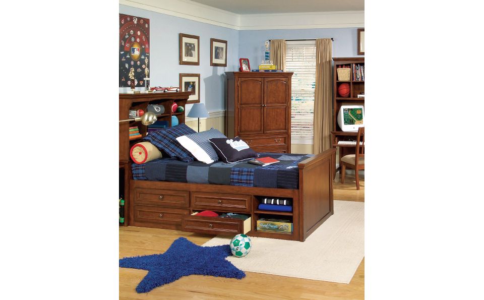 American Spirit Kids Bed, Trundle   furniture