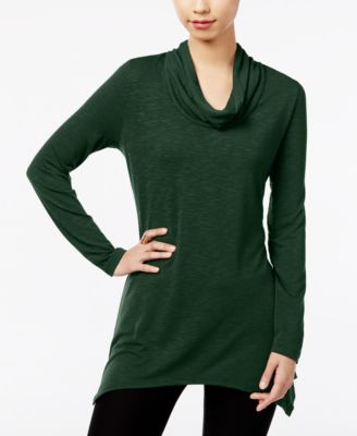 macy's cowl neck tops