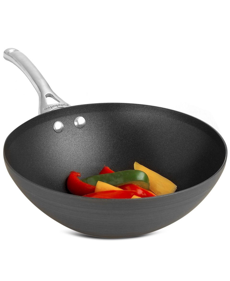 Nonstick Flat Bottom Wok, 12   Cookware   Kitchen