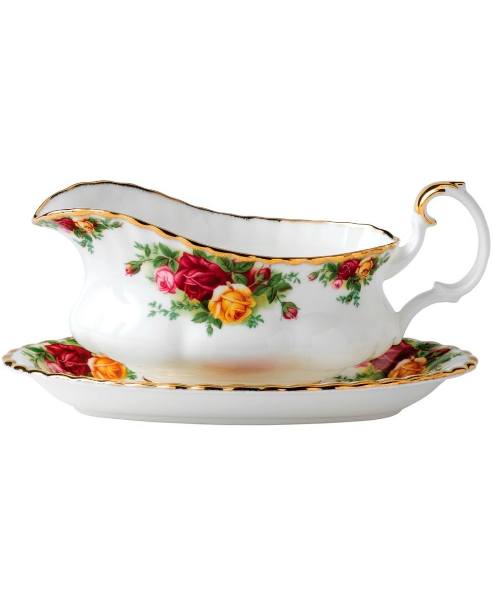 Royal Albert Old Country Roses 19 oz. Gravy Boat   Fine China   Dining & Entertaining