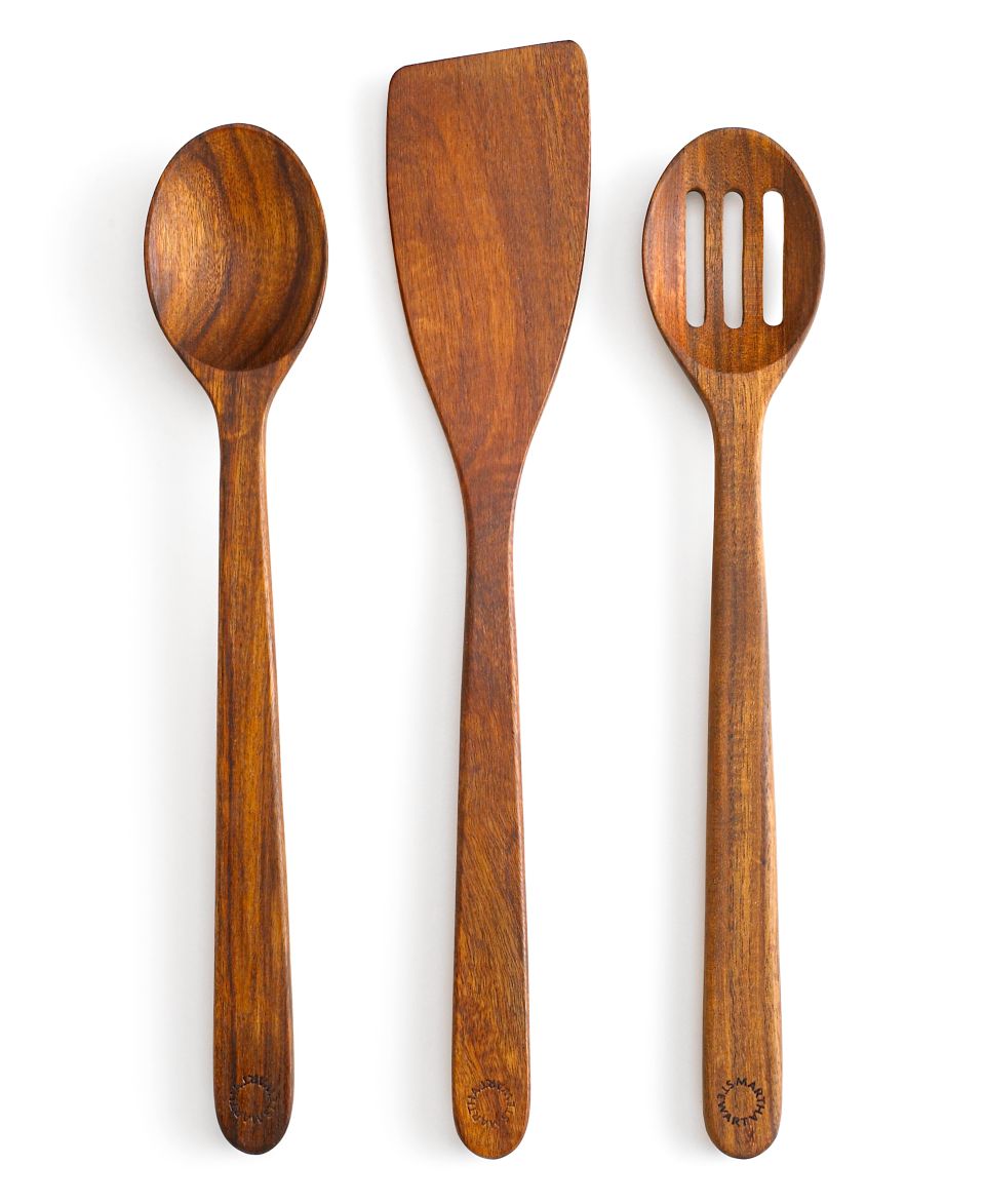 Martha Stewart Collection Acacia Utensils, Set of 3