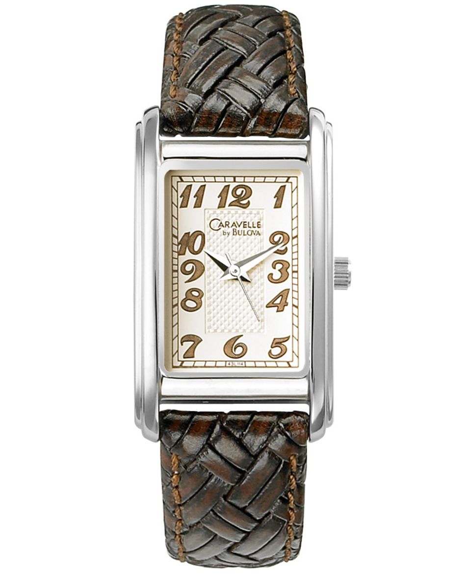 Juicy Couture Watch, Womens Darby Brown Python Embossed Leather Strap