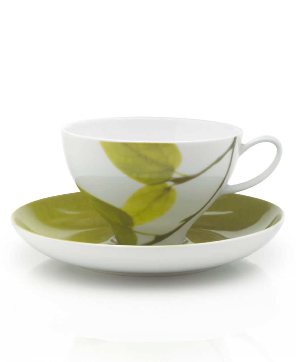 Mikasa Dinnerware, Daylight Teacup and Saucer