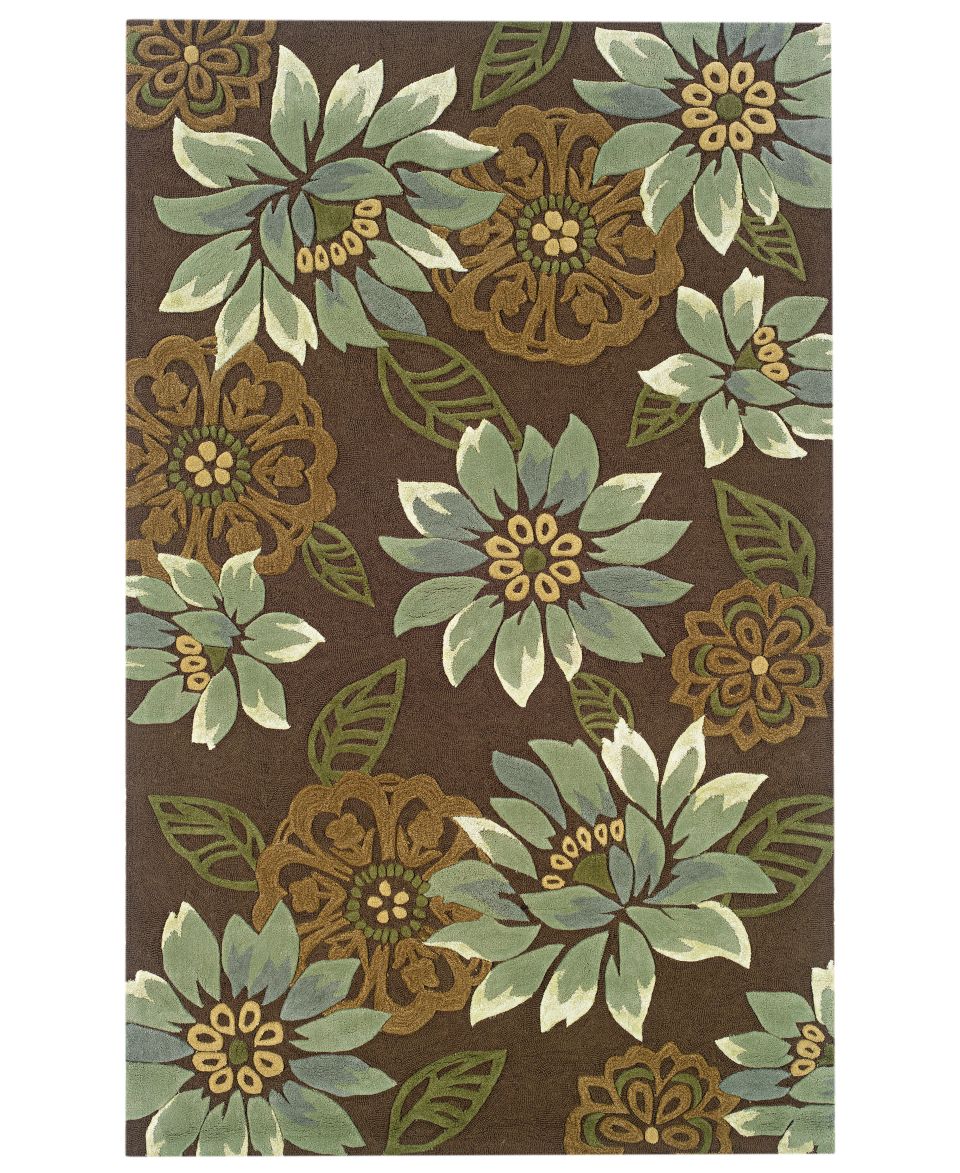 Sphinx Area Rug, Utopia 120 Brown/Light Blue 8 x 10