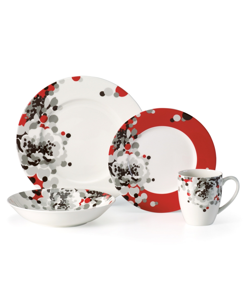 Mikasa Dinnerware, Floral Confetti 4 Piece Place Setting