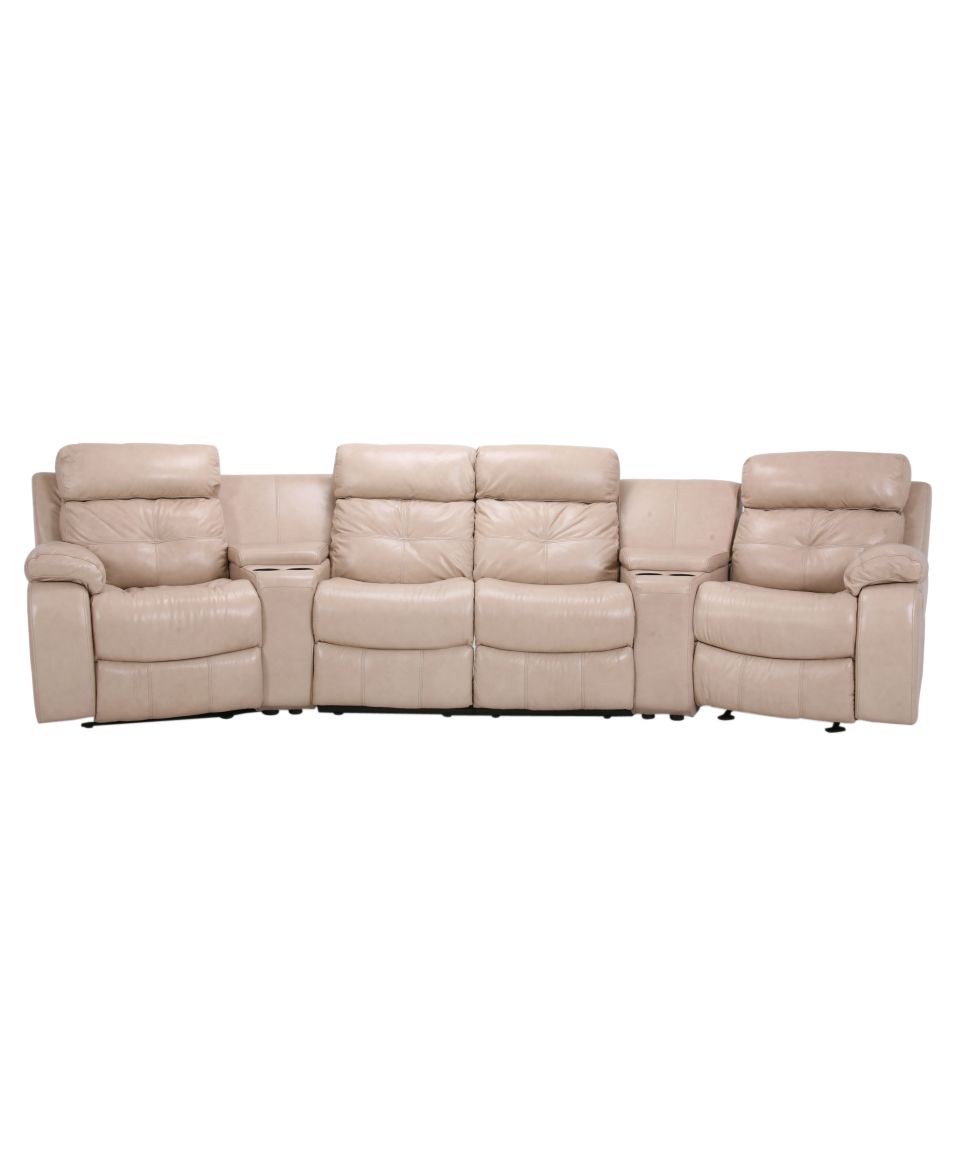 Recliners, 2 Armless Recliners and 2 Consoles) 148W X 53D X 39H