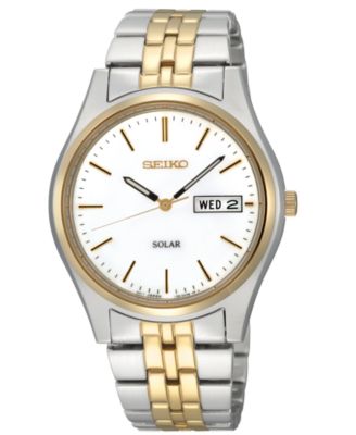 gold tone seiko watches