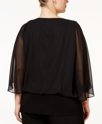 macy's chiffon blouses