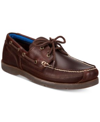 Piper Cove Leather Boat Shoes 