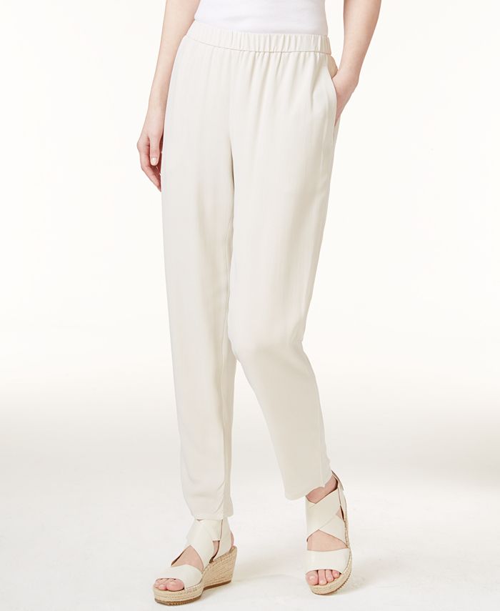 eileen fisher slouchy ankle joggers