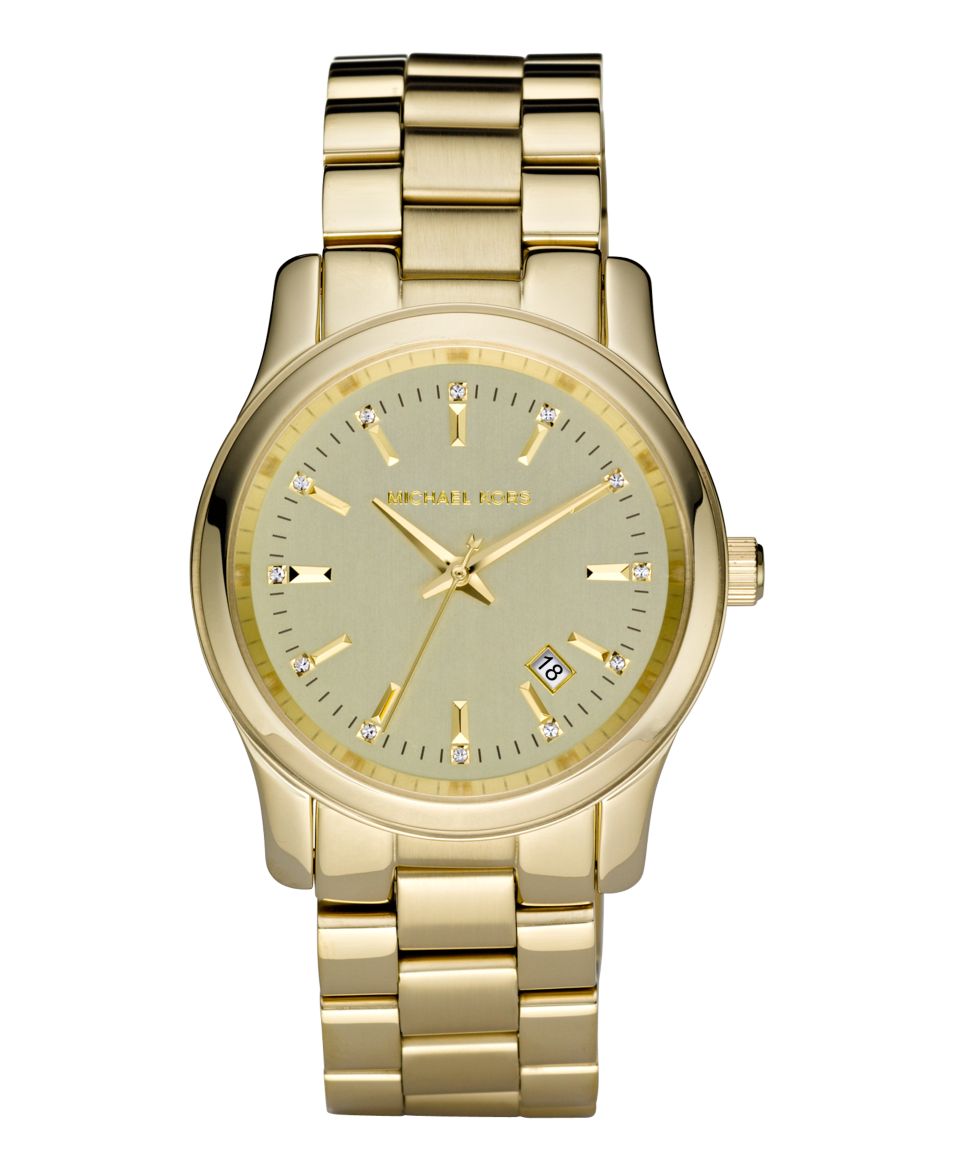 Michael Kors Watch, Womens Goldtone Stainless Steel Bracelet 38mm