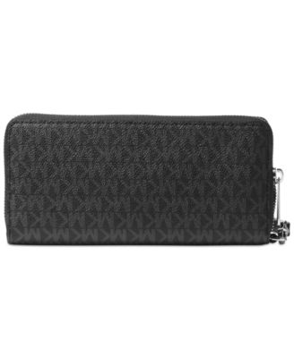 jet set large logo continental wallet