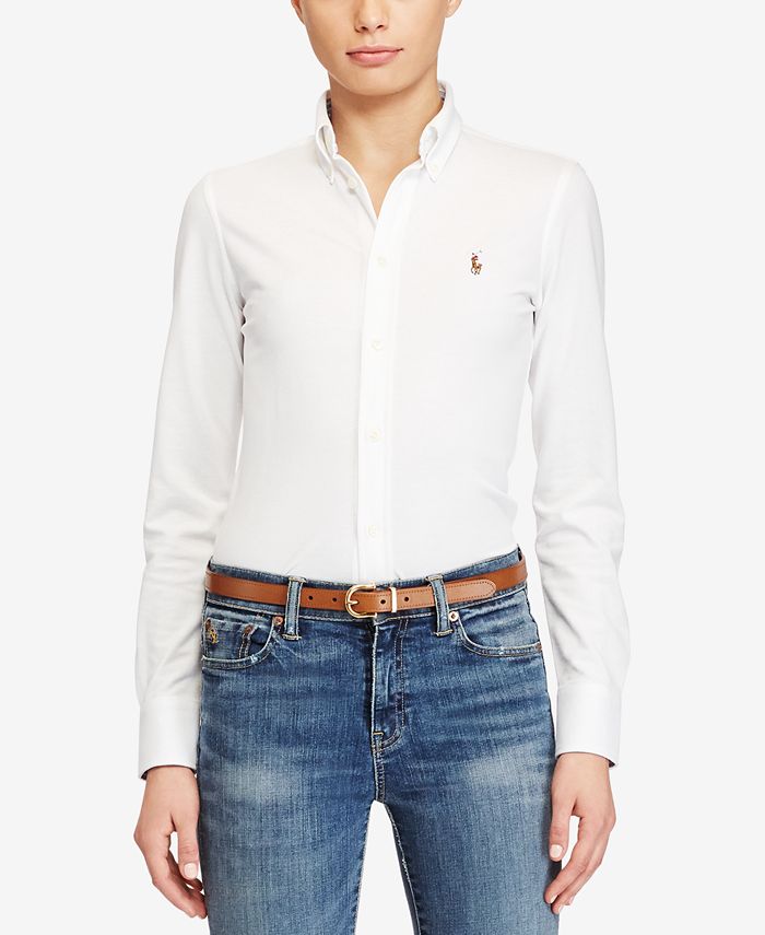 macy's polo button up