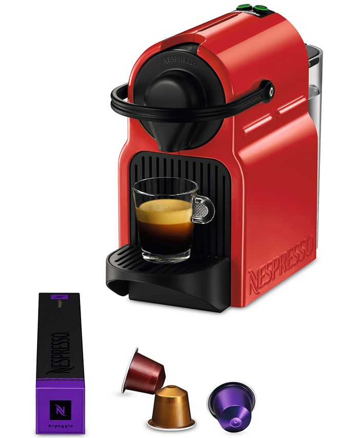 Nespresso Breville Inissia Red SingleServing Espresso Maker & Reviews
