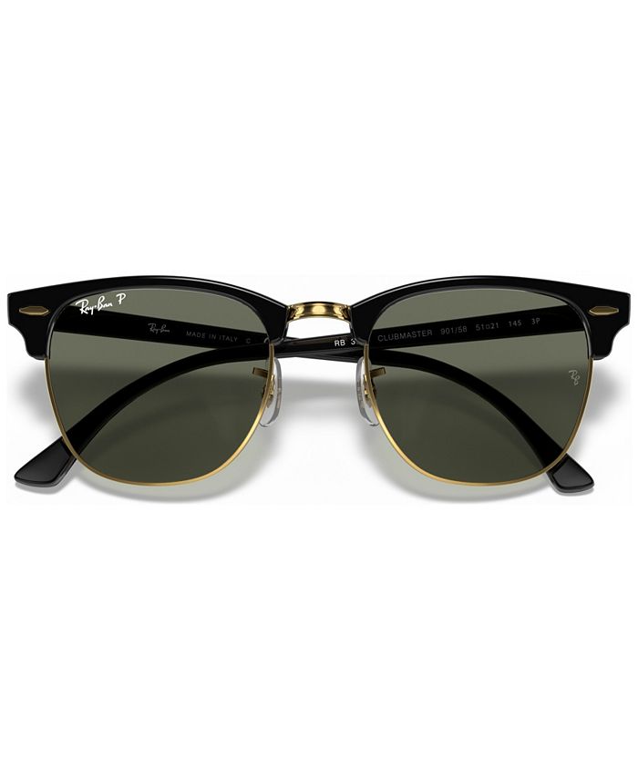 Ray Ban Polarized Sunglasses Rb3016 Clubmaster Reviews Sunglasses By Sunglass Hut Handbags Accessories Macy S
