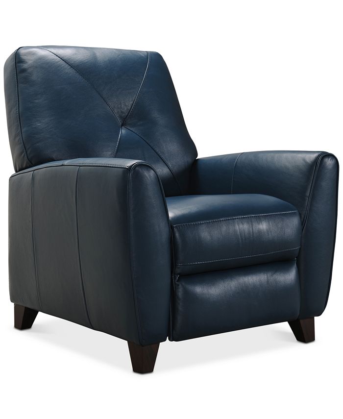Furniture Myia Leather Pushback Recliner, Created for Macy's & Reviews