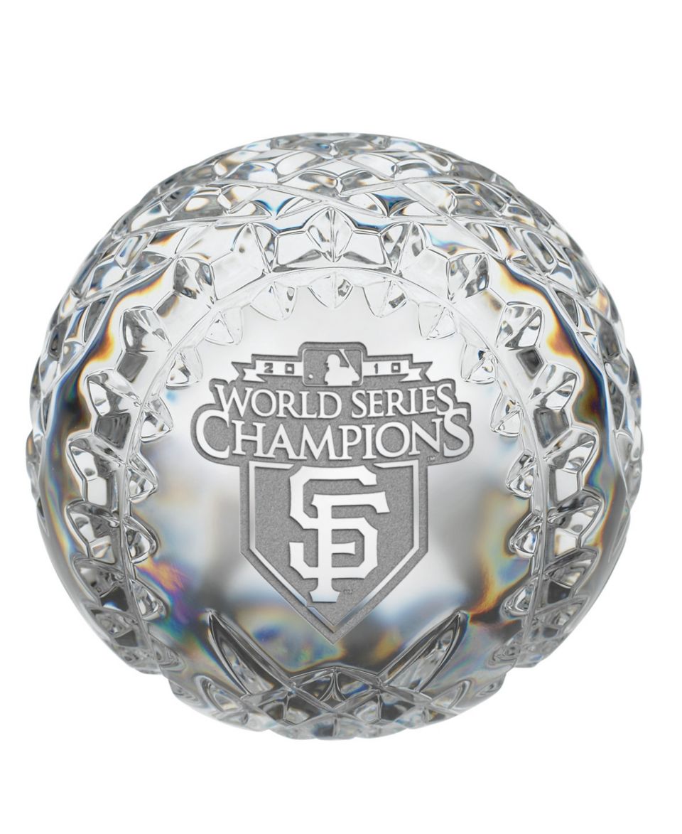 Waterford San Francisco Giants 2010 World Series Commemorative Crystal