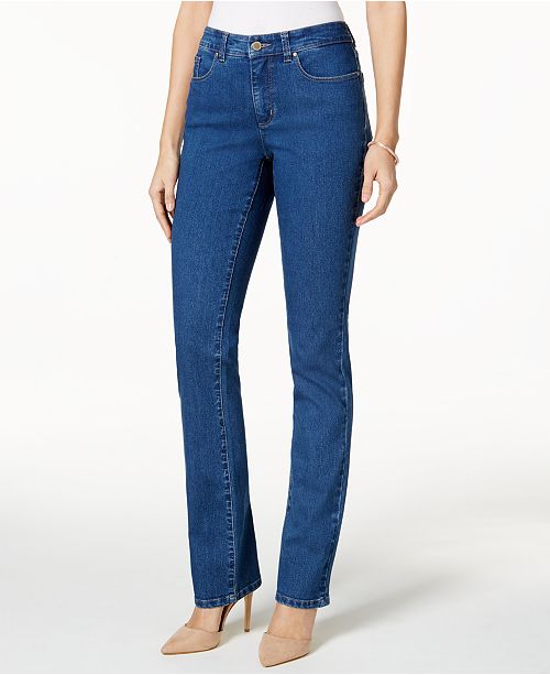 Charter Club Lexington Straight Leg Jeans Created For Macy S Reviews Jeans Women Macy S