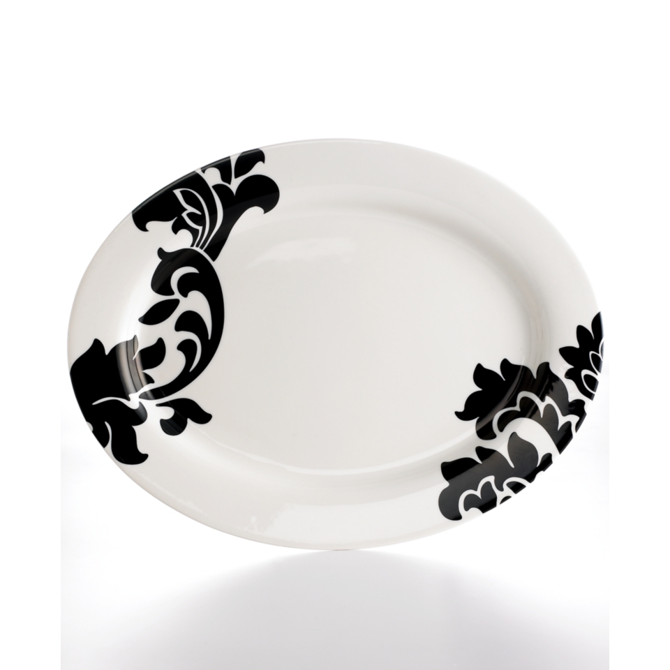 Martha Stewart Collection Dinnerware, Lisbon Black Vegetable Bowl