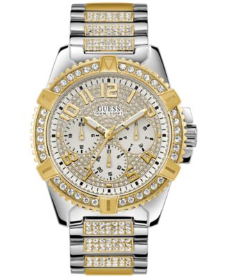 mens gold watch and bracelet set