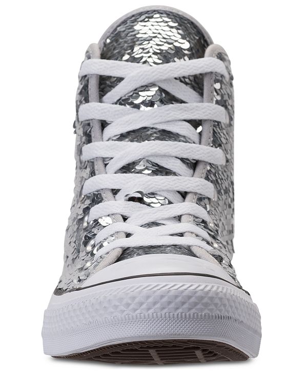 Converse Women's Chuck Taylor Sequin HighTop Casual Sneakers from