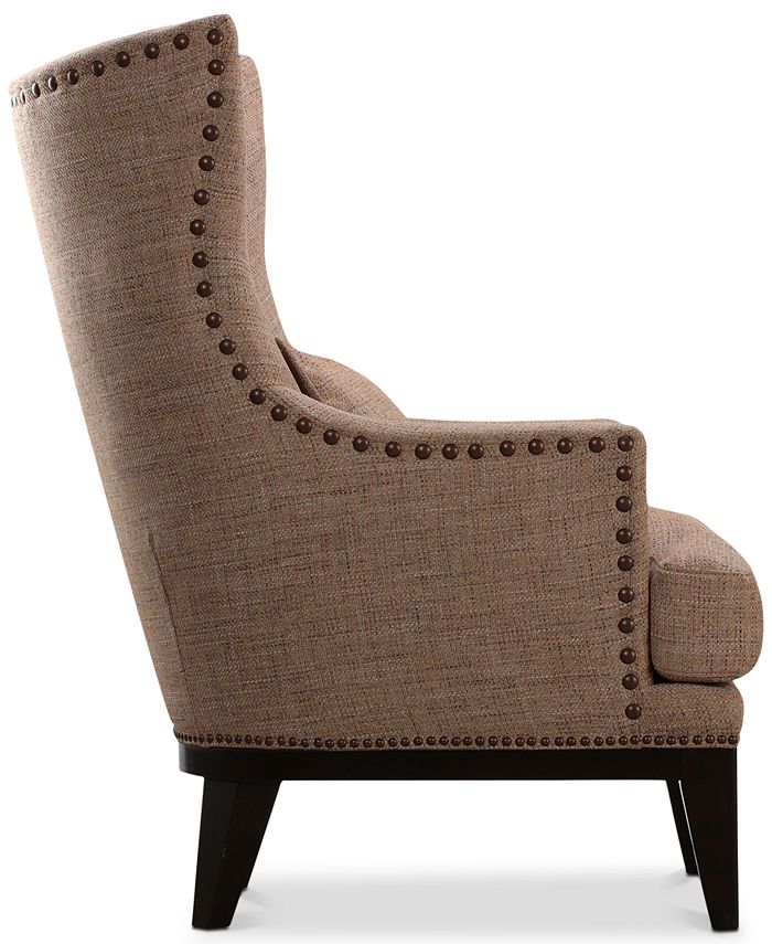 Furniture Roselake Fabric Accent Chair & Ottoman Set, Created for Macy's & Reviews Chairs