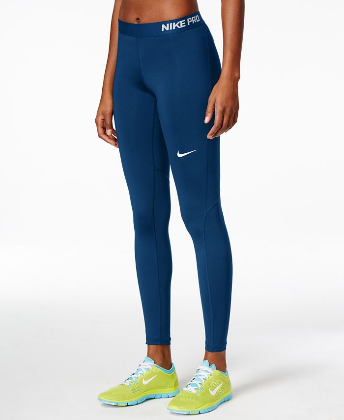 nike pro leggings womens white