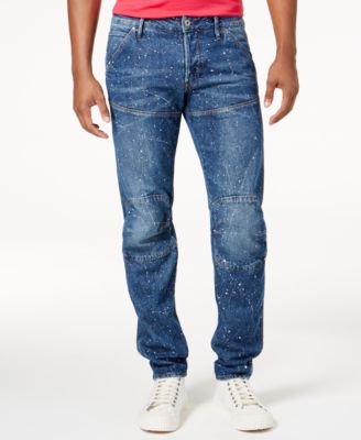 g star paint splatter jeans