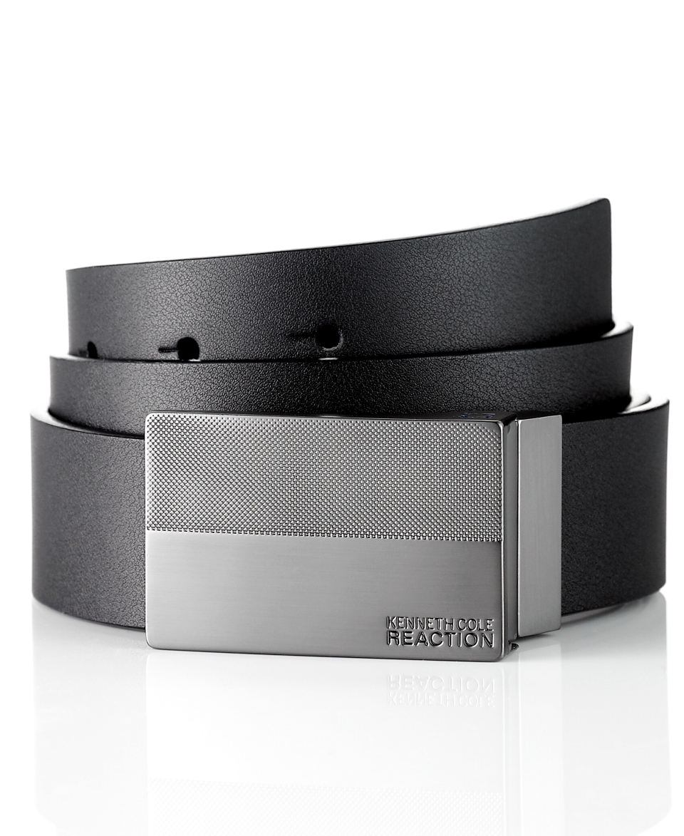 Kenneth Cole Reaction Plaque Dress Belt   Wallets & Accessories   Men