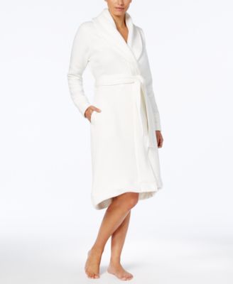 calvin klein plush shawl collar robe