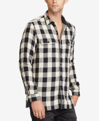 ralph lauren men's flannel shirts