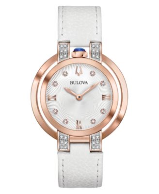bulova women's strap watch