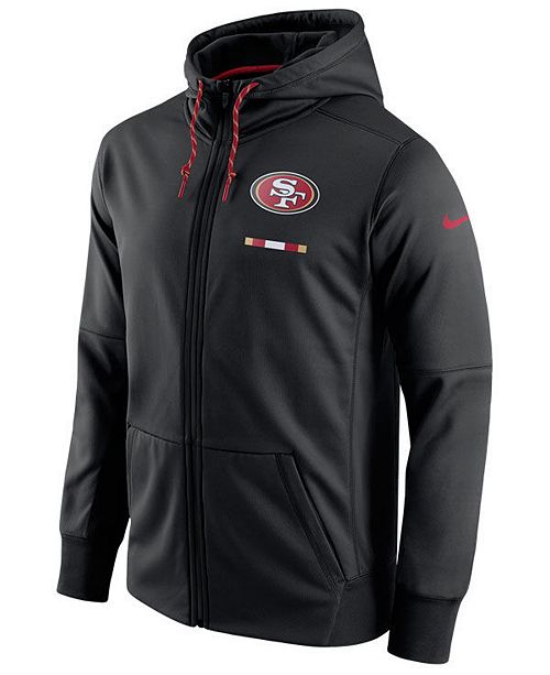 Nike Men S San Francisco 49ers Therma Full Zip Hoodie Reviews Sports Fan Shop By Lids Men Macy S