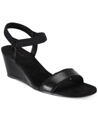 alfani black sandals