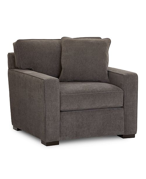 Furniture Radley 38 Fabric Armchair Created For Macy S Reviews Chairs Furniture Macy S