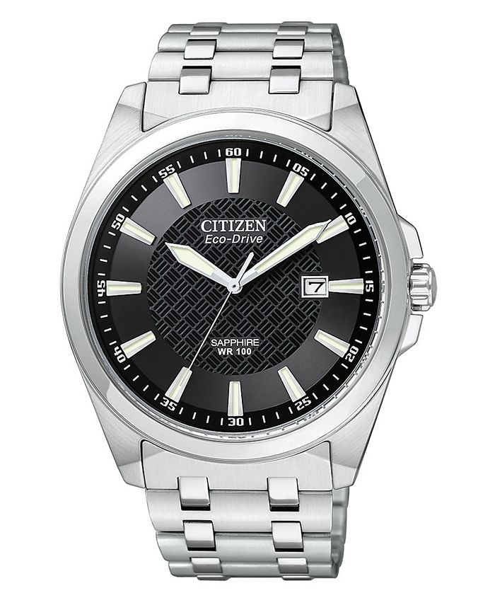 Citizen Men's Eco-Drive Stainless Steel Bracelet Watch 41mm BM7100-59E ...