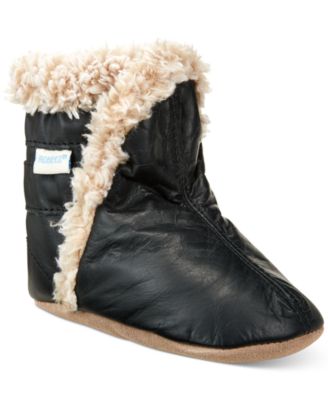 Robeez Classic Booties with Faux-Fur 
